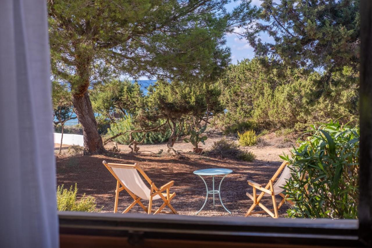 Hostal Aigua Clara Playa Migjorn Exterior foto